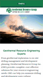 Mobile Screenshot of geothermalresourcegroup.com