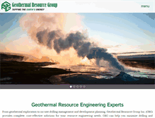 Tablet Screenshot of geothermalresourcegroup.com